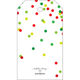 Merry Christmas Confetti Hanging Gift Tags Image 2 of 2